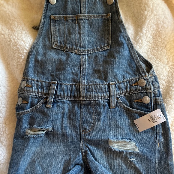 Old Navy Other - Kids Denim Overalls with Distressed Details